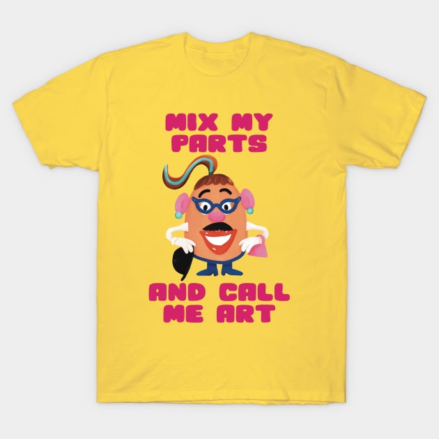 Mix My Parts T-Shirt by Flockadoodle